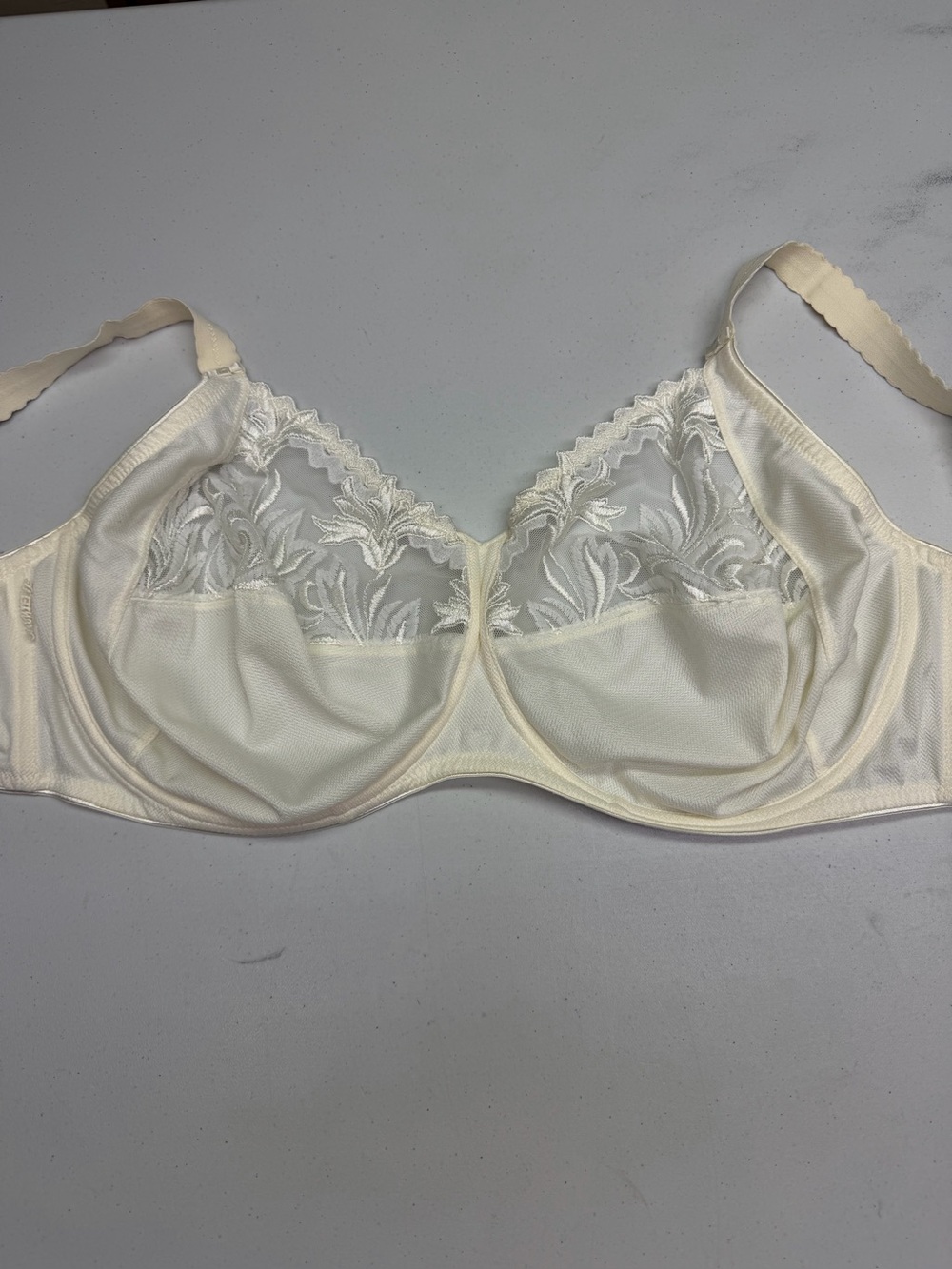 Chantelle Ivory Embroidered Unlined Full Coverage Underwire 40G *P1088 *P1088